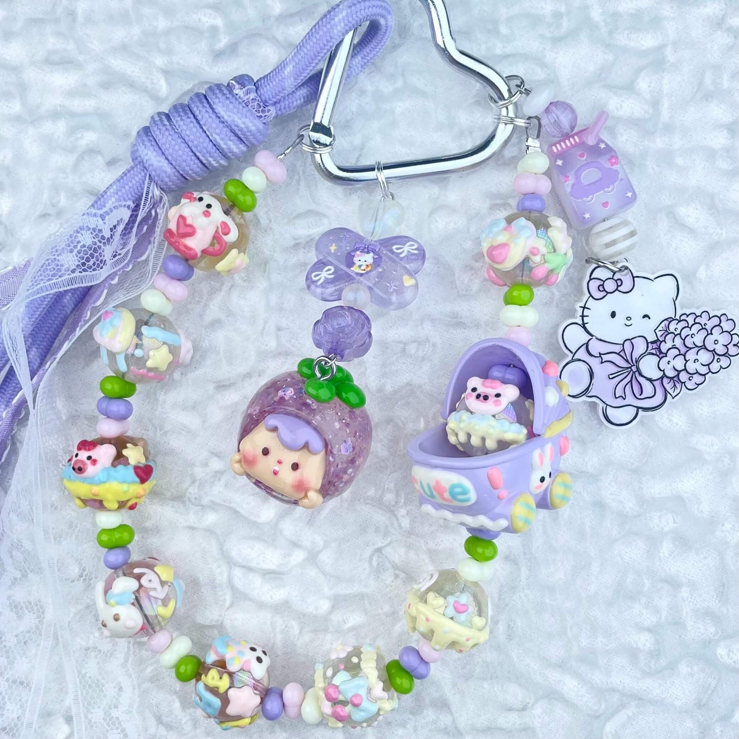 [New Arrival] ONLY BATCH Handpainted Beads Kawaii Cutie Handbag Decor-Special Launch Price!-THIS WEEKEND ONLY
