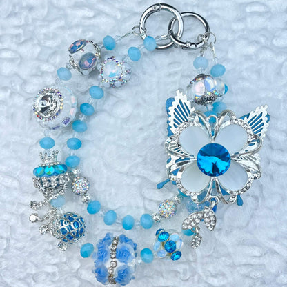 [Limited Edition] Premium Handmade Glittering and Rhinestone Crystal Glass Phone Chain/Handbag Chain-FRUIT PLAY!-THIS WEEKEND ONLY