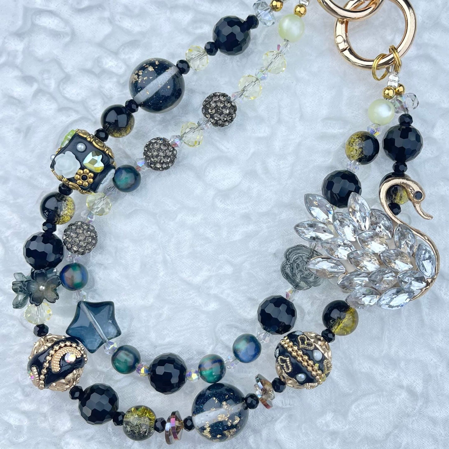 [Limited Edition] Premium Handmade Glittering and Rhinestone Crystal Glass Phone Chain/Handbag Chain-FRUIT PLAY!-THIS WEEKEND ONLY