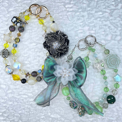 [Limited Edition] Premium Handmade Glittering and Rhinestone Crystal Glass Phone Chain/Handbag Chain-FRUIT PLAY!-THIS WEEKEND ONLY