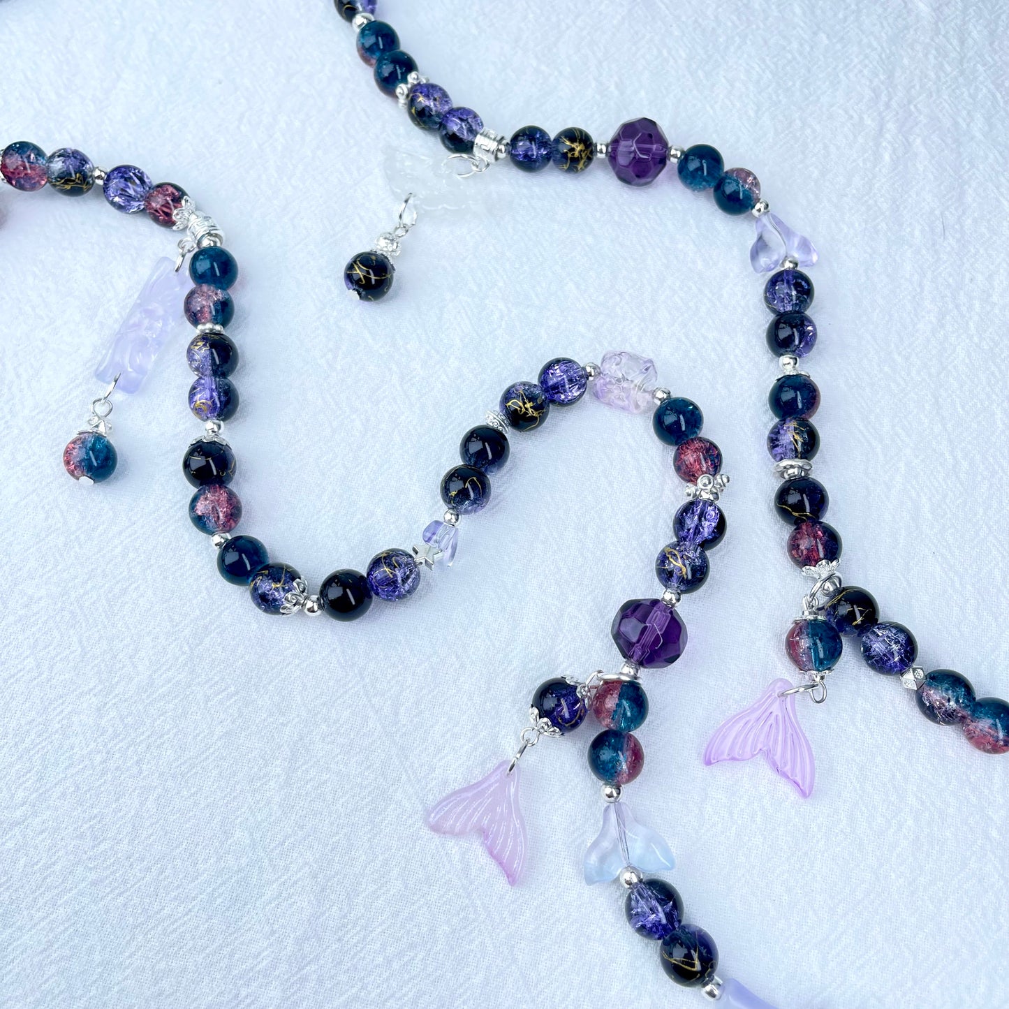 [New Arrival] Premium Handmade Glass Beads Elegant and Beautiful Crossbody Chain-SPECIAL LAUNCH PRICE!