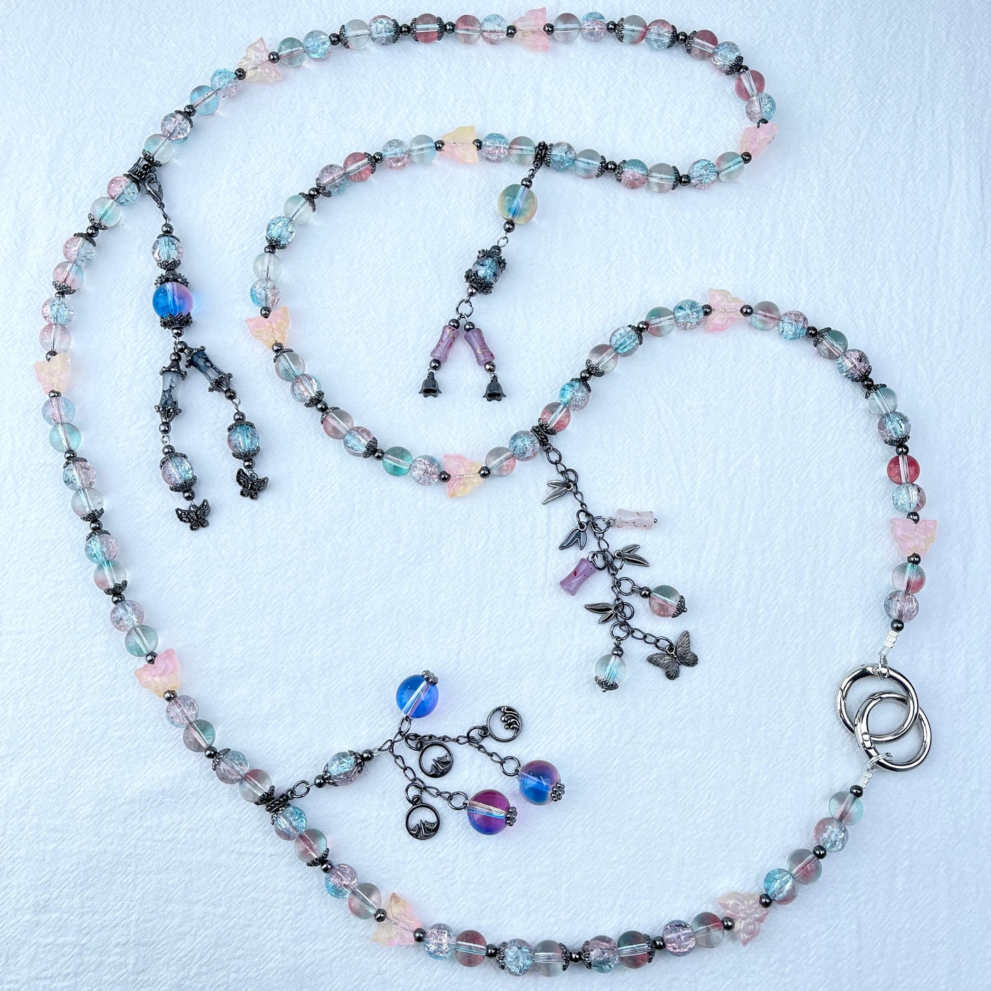 [New Arrival] Premium Handmade Glass Beads Elegant and Beautiful Crossbody Chain-SPECIAL LAUNCH PRICE!