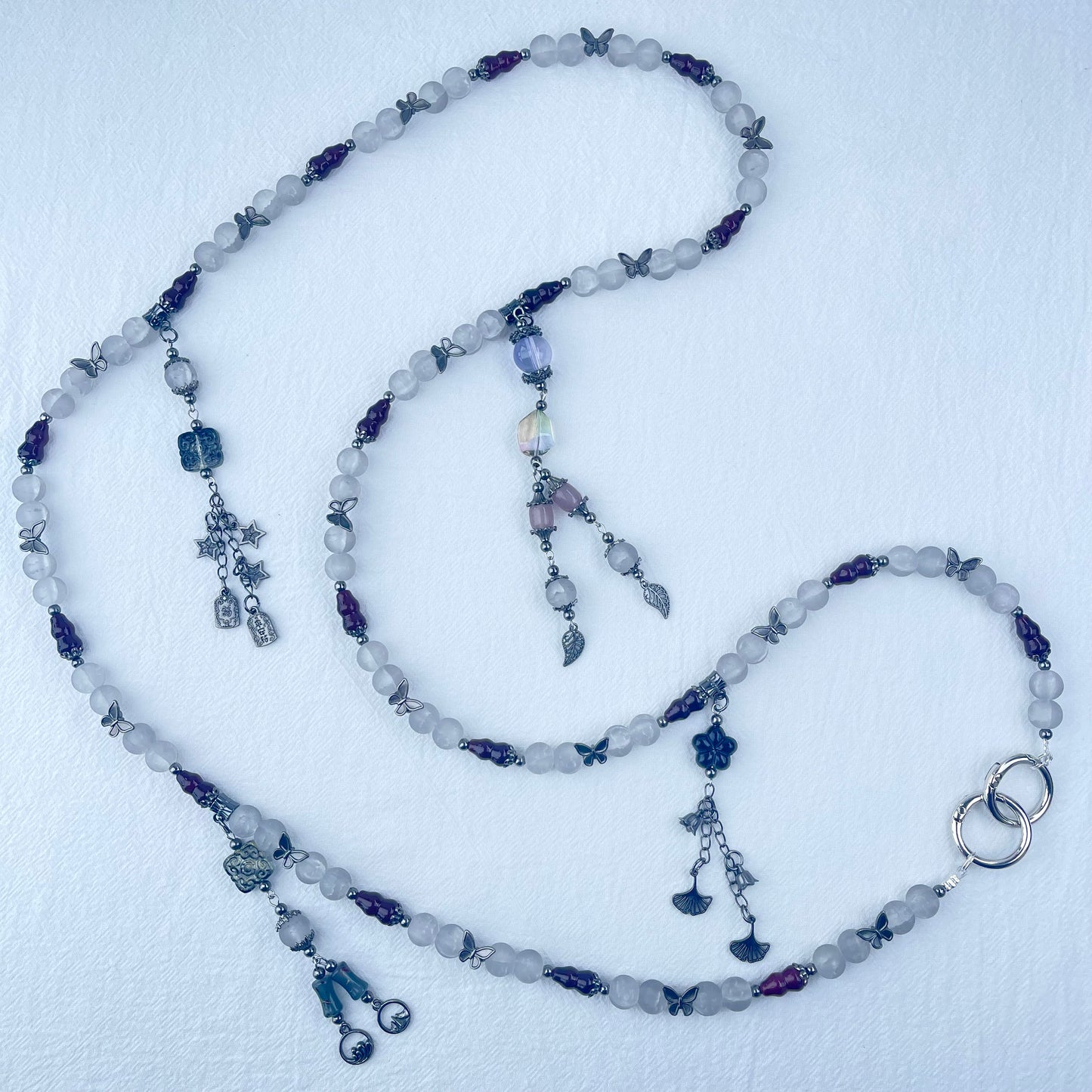 [New Arrival] Premium Handmade Glass Beads Elegant and Beautiful Crossbody Chain-SPECIAL LAUNCH PRICE!