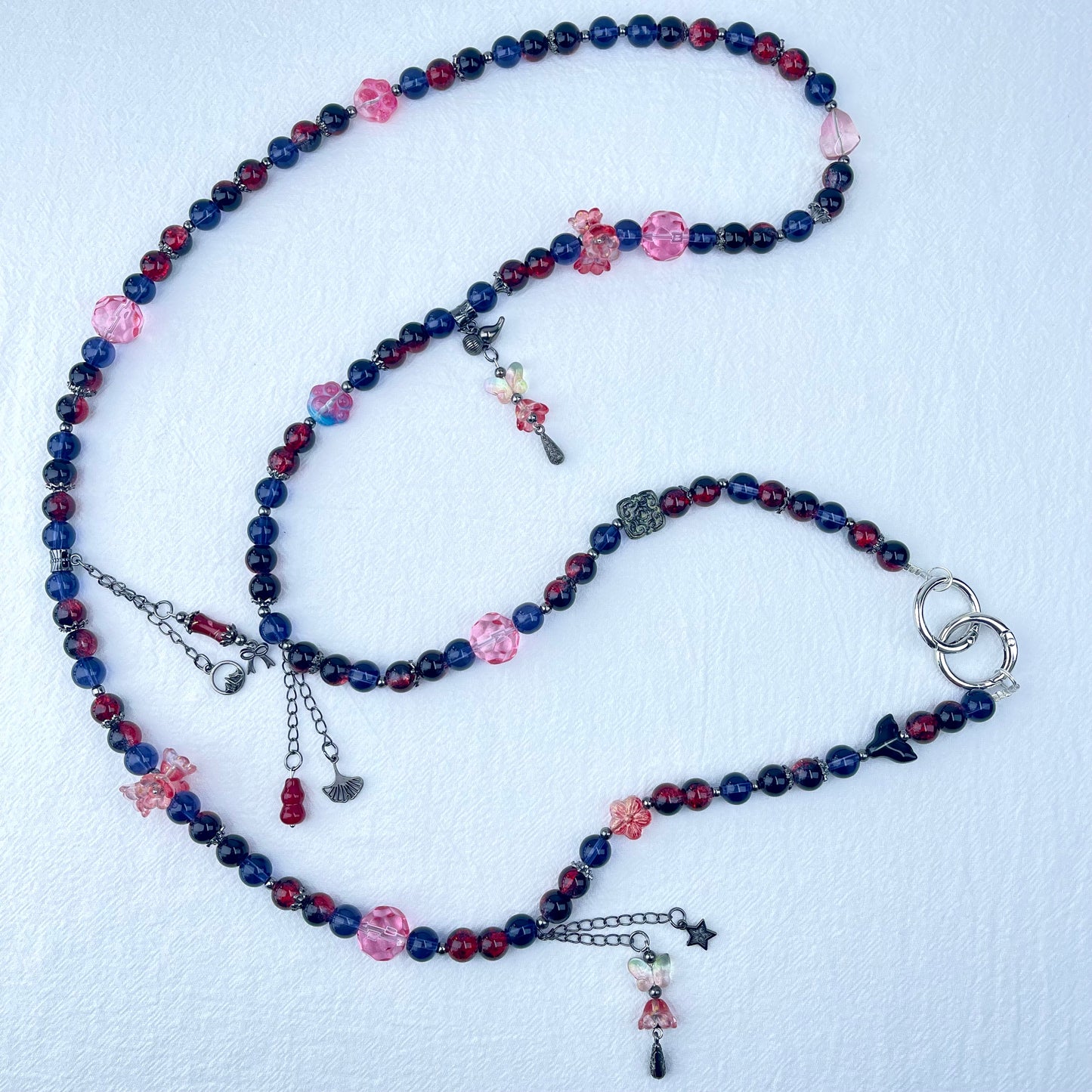 [New Arrival] Premium Handmade Glass Beads Elegant and Beautiful Crossbody Chain-SPECIAL LAUNCH PRICE!