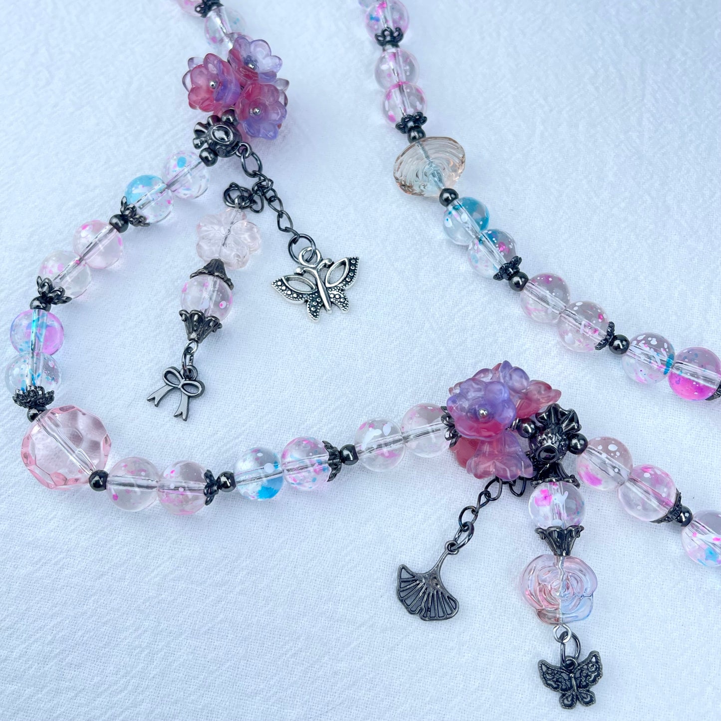 [New Arrival] Premium Handmade Glass Beads Elegant and Beautiful Crossbody Chain-SPECIAL LAUNCH PRICE!
