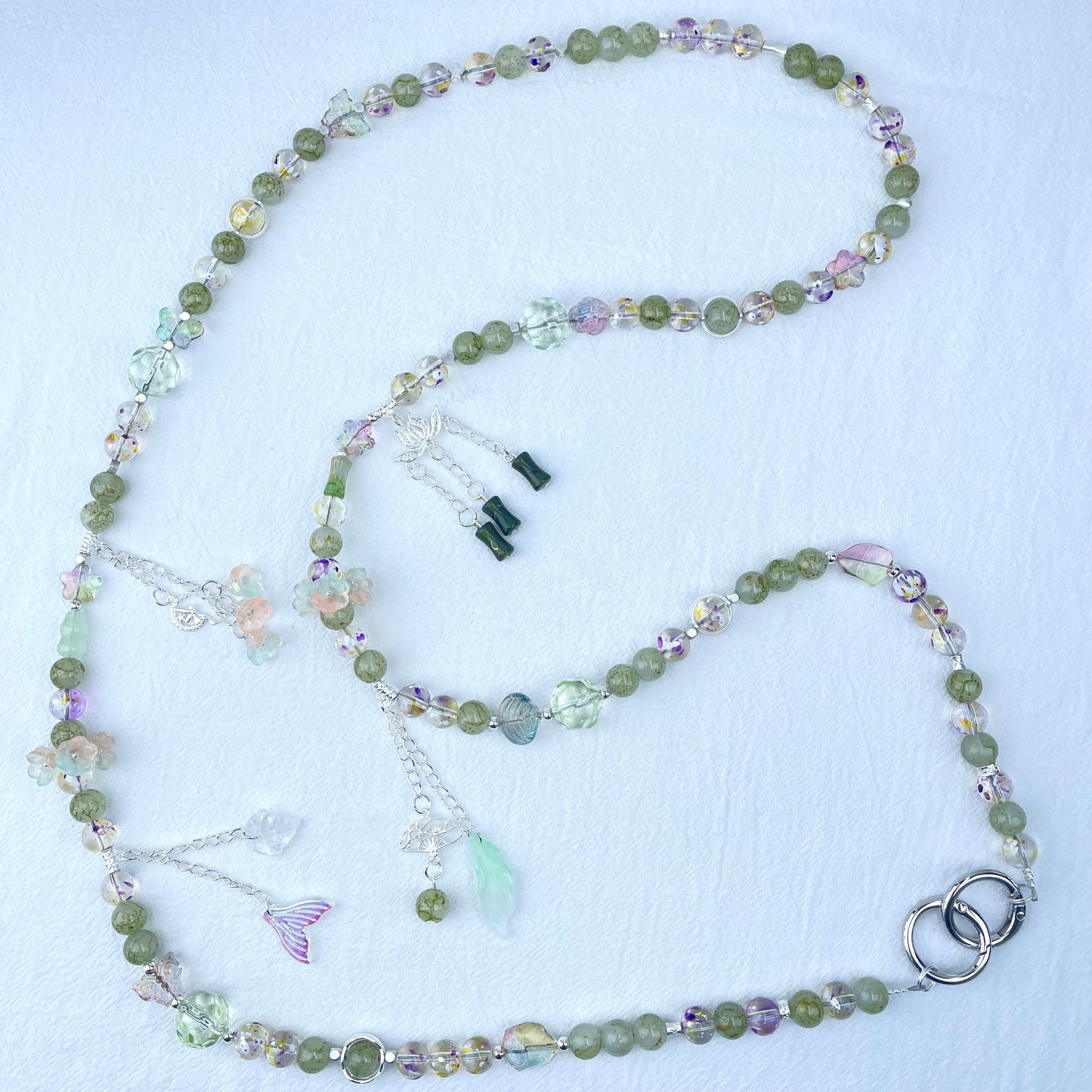 [New Arrival] Premium Handmade Glass Beads Elegant and Beautiful Crossbody Chain-SPECIAL LAUNCH PRICE!