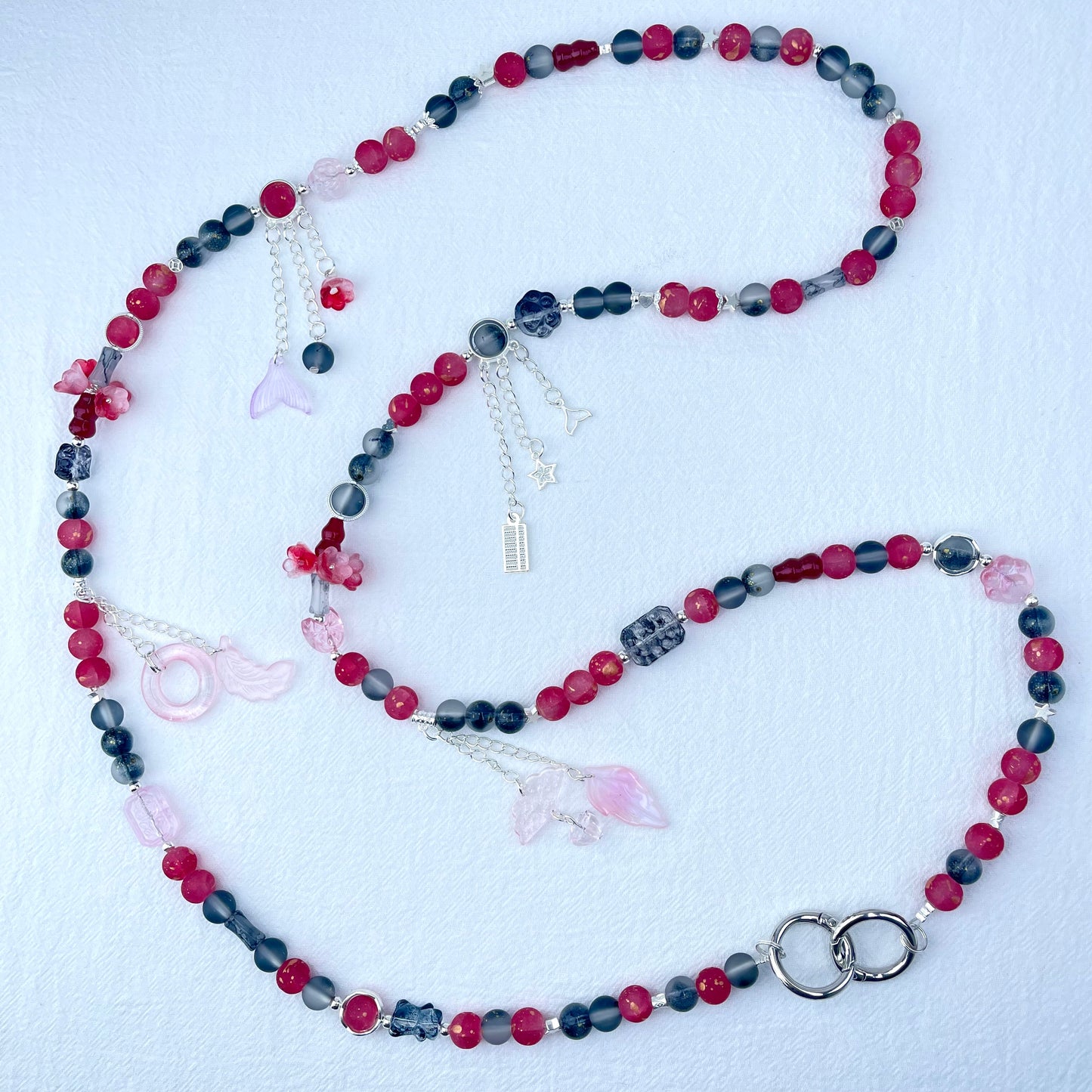 [New Arrival] Premium Handmade Glass Beads Elegant and Beautiful Crossbody Chain-SPECIAL LAUNCH PRICE!
