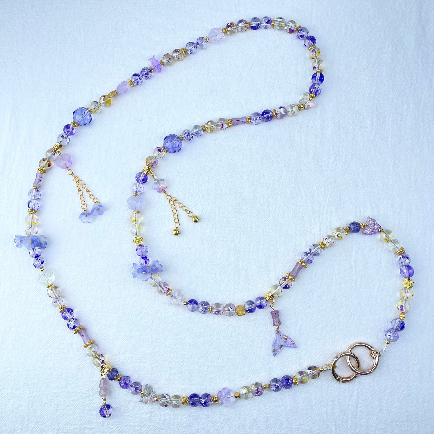 [New Arrival] Premium Handmade Glass Beads Elegant and Beautiful Crossbody Chain-SPECIAL LAUNCH PRICE!