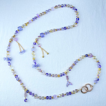 [New Arrival] Premium Handmade Glass Beads Elegant and Beautiful Crossbody Chain-SPECIAL LAUNCH PRICE!
