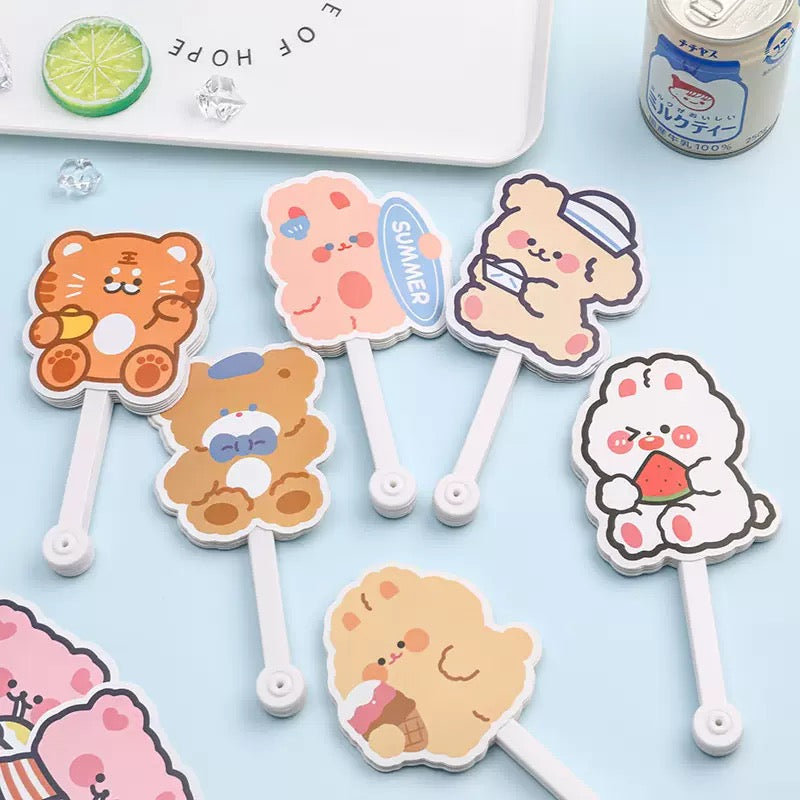 [New Arrival] Summer Theme Cute Kawaii Foldable Easy-To-Carry Fans