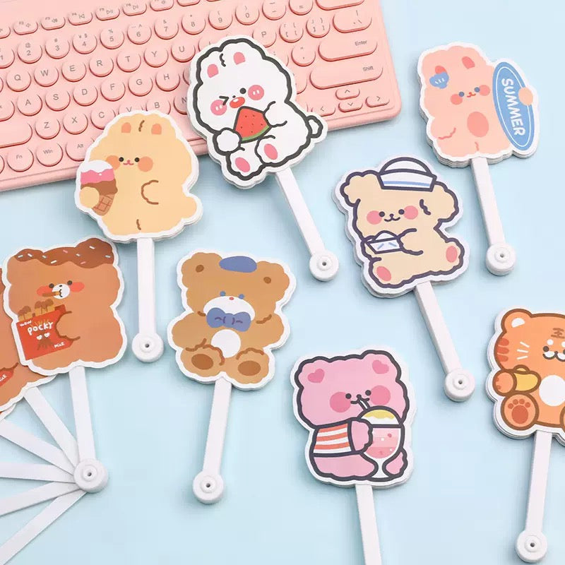 [New Arrival] Summer Theme Cute Kawaii Foldable Easy-To-Carry Fans