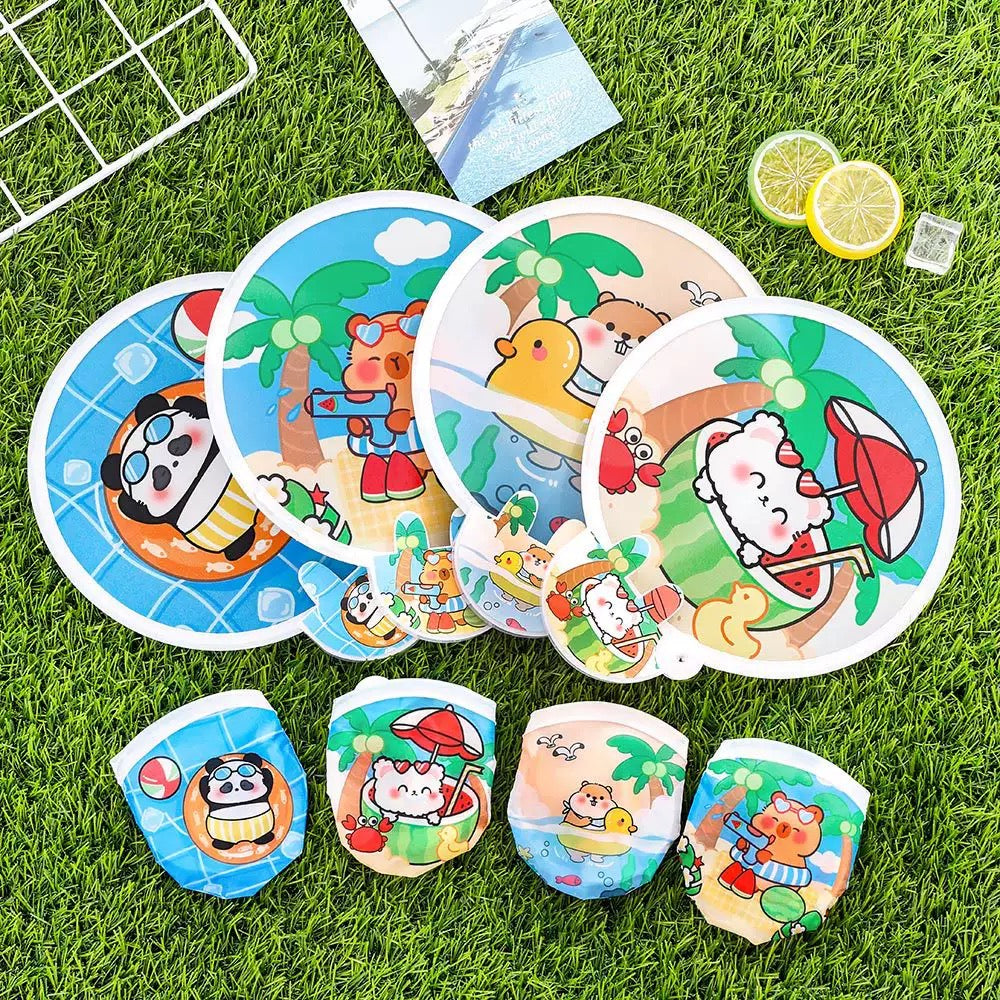 [New Arrival] Summer Theme Cute Kawaii Foldable Easy-To-Carry Fans