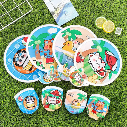 [New Arrival] Summer Theme Cute Kawaii Foldable Easy-To-Carry Fans