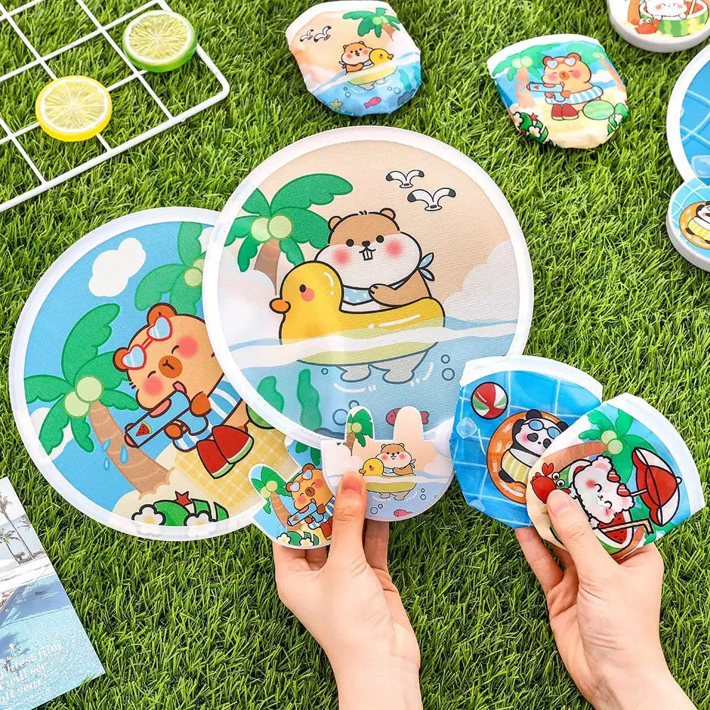 [New Arrival] Summer Theme Cute Kawaii Foldable Easy-To-Carry Fans