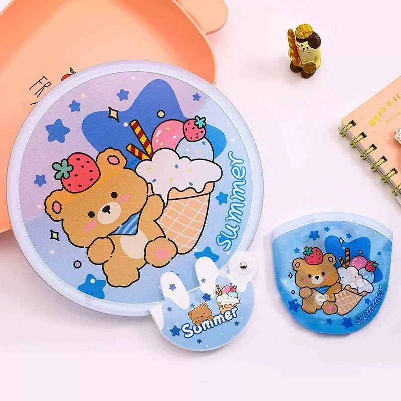 [New Arrival] Summer Theme Cute Kawaii Foldable Easy-To-Carry Fans