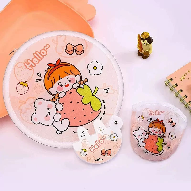 [New Arrival] Summer Theme Cute Kawaii Foldable Easy-To-Carry Fans