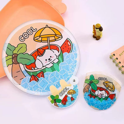 [New Arrival] Summer Theme Cute Kawaii Foldable Easy-To-Carry Fans