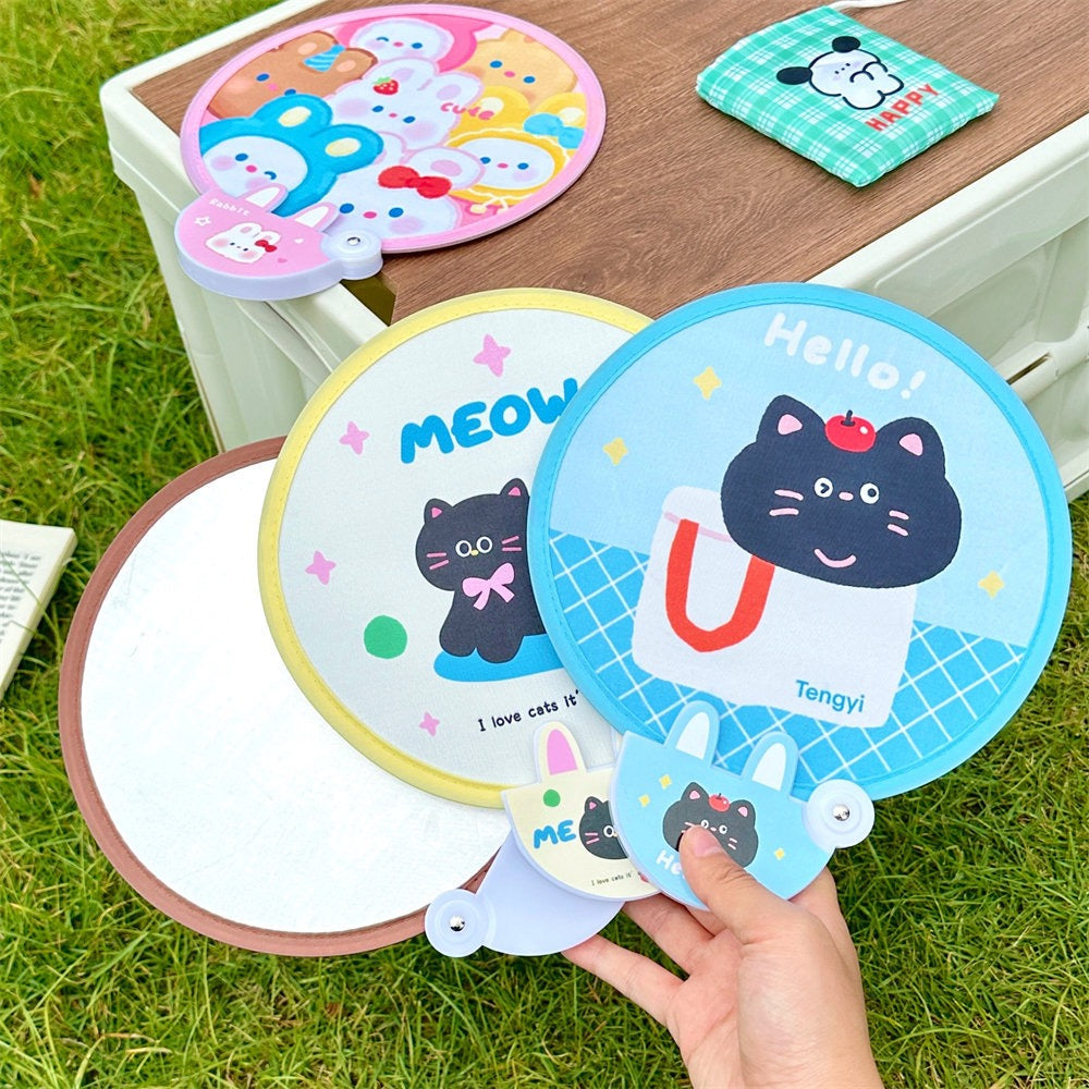 [New Arrival] Summer Theme Cute Kawaii Foldable Easy-To-Carry Fans