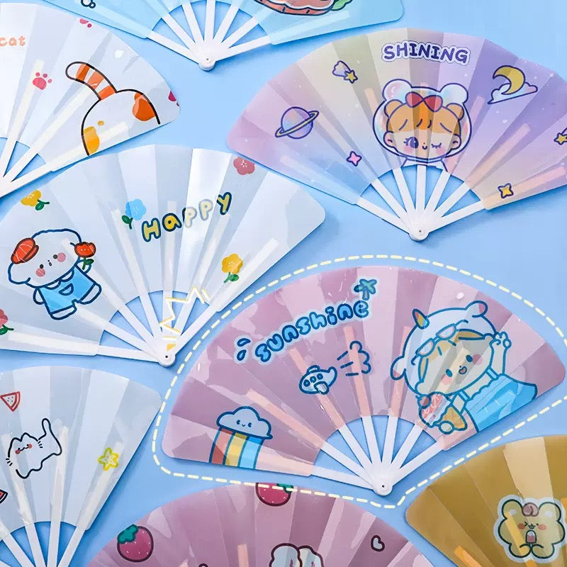 [New Arrival] Summer Theme Cute Kawaii Foldable Easy-To-Carry Fans