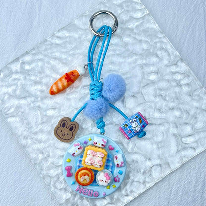 [Holiday Celebration] Hand-Braided Kawaii and Foodie Cuties Keychain Phone Decor-SPECIAL LAUNCH PRICE!