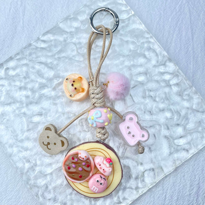 [Holiday Celebration] Hand-Braided Kawaii and Foodie Cuties Keychain Phone Decor-SPECIAL LAUNCH PRICE!