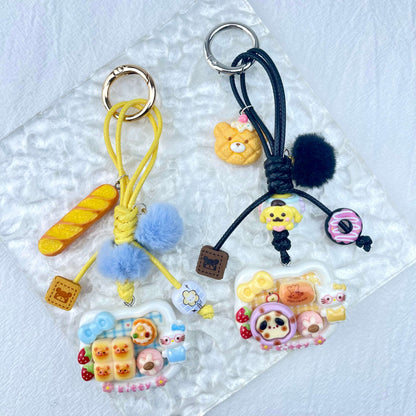 [Holiday Celebration] Hand-Braided Kawaii and Foodie Cuties Keychain Phone Decor-SPECIAL LAUNCH PRICE!