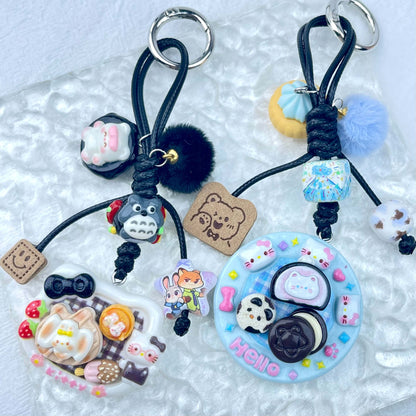 [Holiday Celebration] Hand-Braided Kawaii and Foodie Cuties Keychain Phone Decor-SPECIAL LAUNCH PRICE!