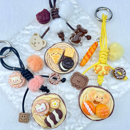 [Holiday Celebration] Hand-Braided Kawaii and Foodie Cuties Keychain Phone Decor-SPECIAL LAUNCH PRICE!