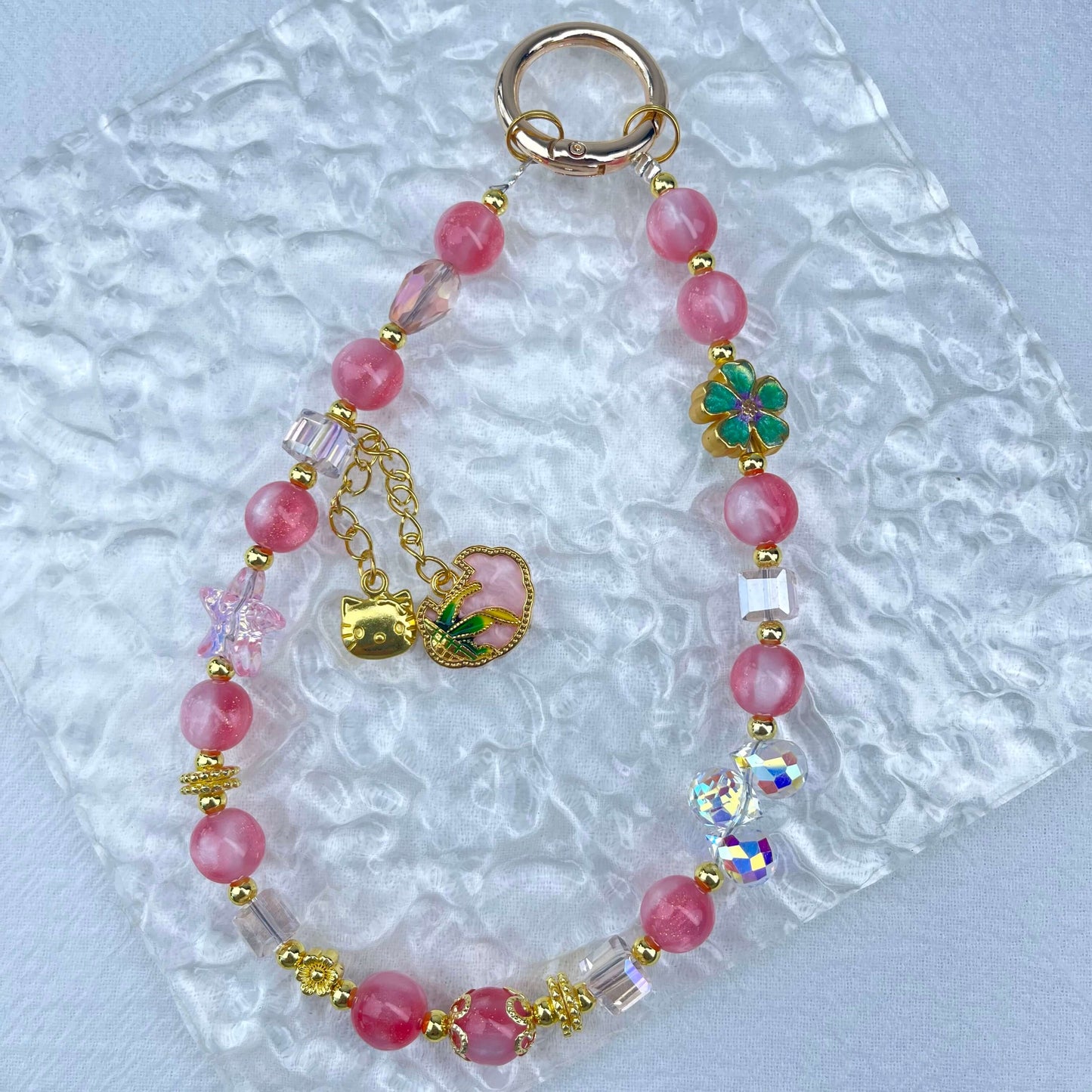 [New Arrival] Special Effect Beads (Color Changing/Glow In The Dark) Glittering Phone Chains-Special Launch Price!