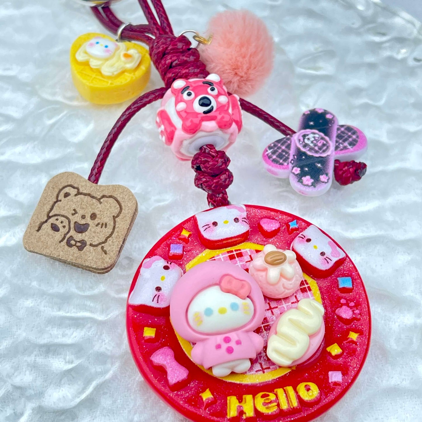 [Holiday Celebration] Hand-Braided Kawaii and Foodie Cuties Keychain Phone Decor-SPECIAL LAUNCH PRICE!