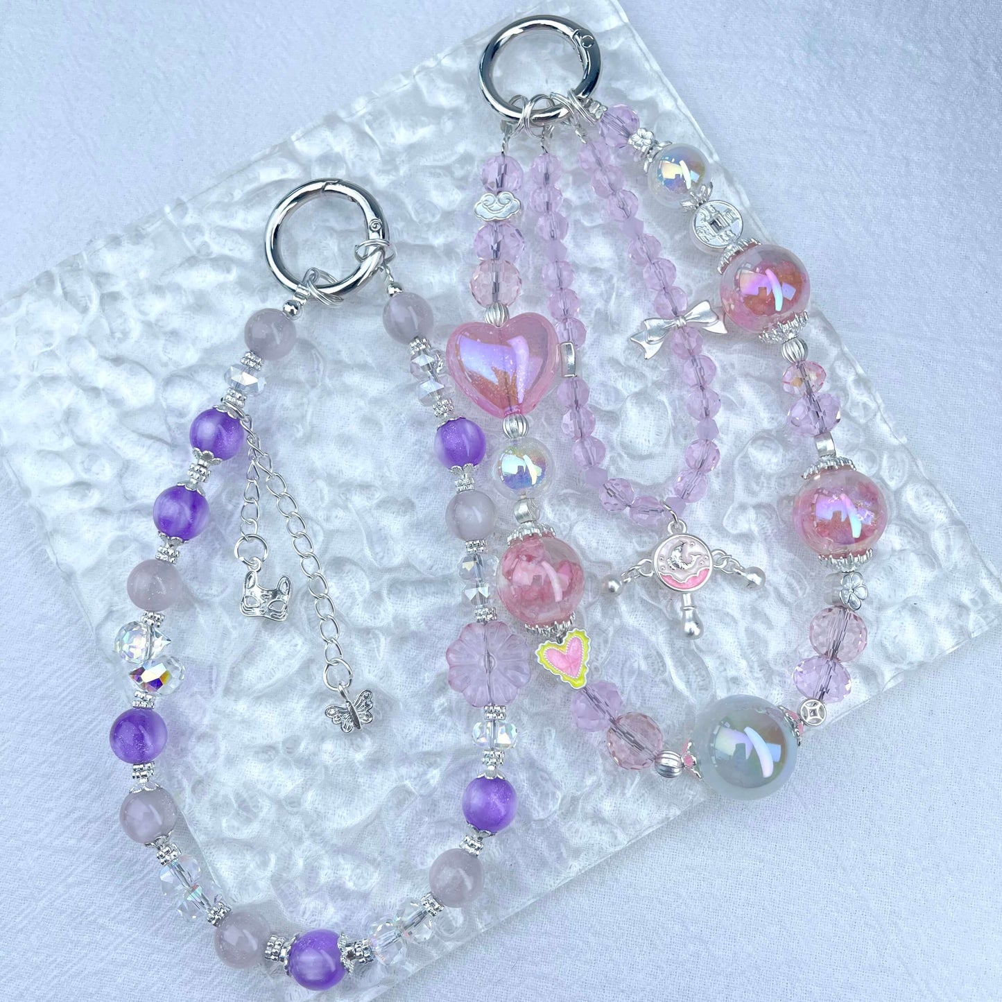 [New Arrival] Special Effect Beads (Color Changing/Glow In The Dark) Glittering Phone Chains-Special Launch Price!