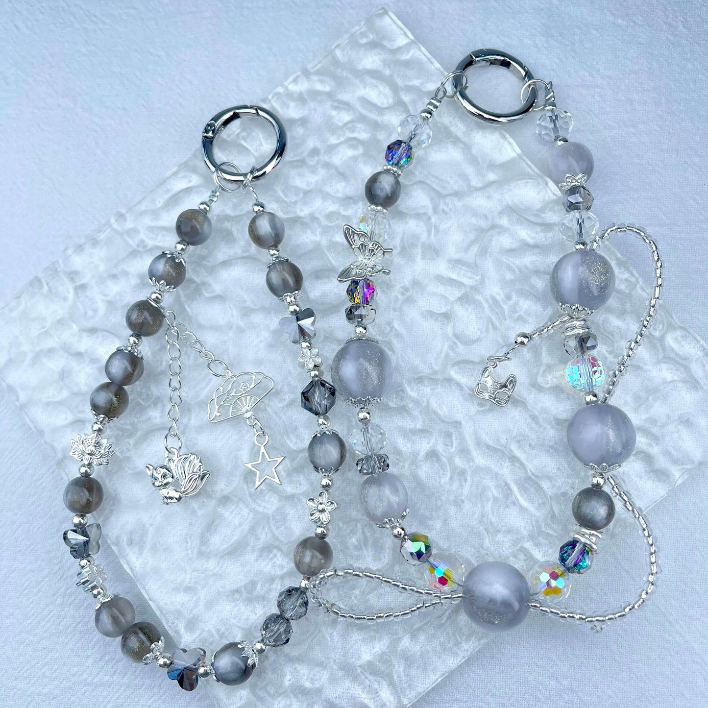 [New Arrival] Special Effect Beads (Color Changing/Glow In The Dark) Glittering Phone Chains-Special Launch Price!