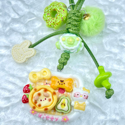 [Holiday Celebration] Hand-Braided Kawaii and Foodie Cuties Keychain Phone Decor-SPECIAL LAUNCH PRICE!
