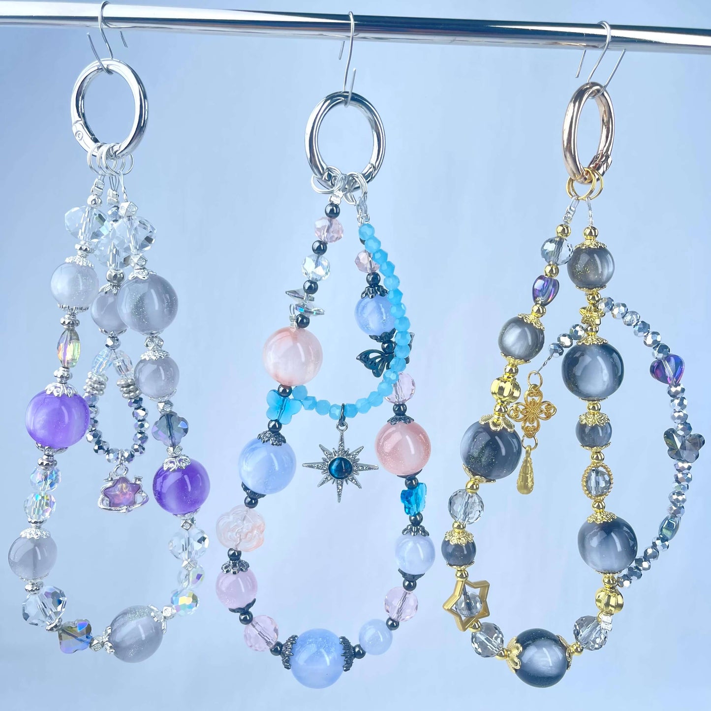 [New Arrival] Special Effect Beads (Color Changing/Glow In The Dark) Glittering Phone Chains-Special Launch Price!