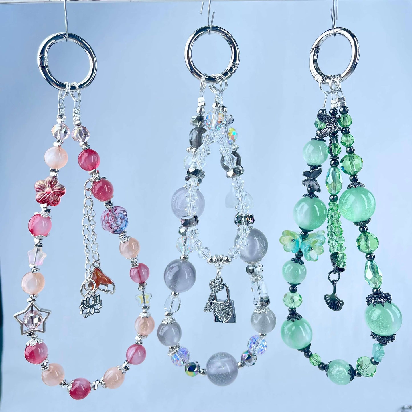 [New Arrival] Special Effect Beads (Color Changing/Glow In The Dark) Glittering Phone Chains-Special Launch Price!