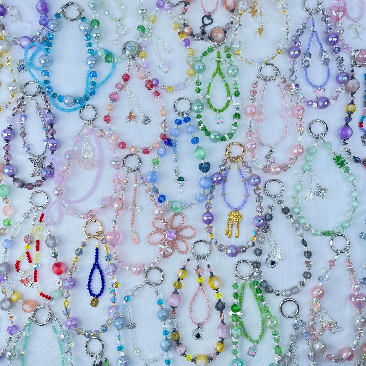 [New Arrival] Special Effect Beads (Color Changing/Glow In The Dark) Glittering Phone Chains-Special Launch Price!