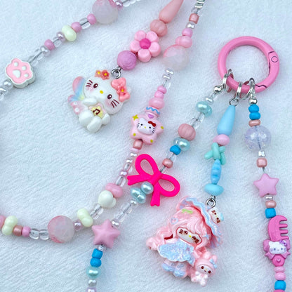 [New Arrival] Premium Handmade Mini Beads Kawaii Cutie Phone Chains-Special Launch Price!