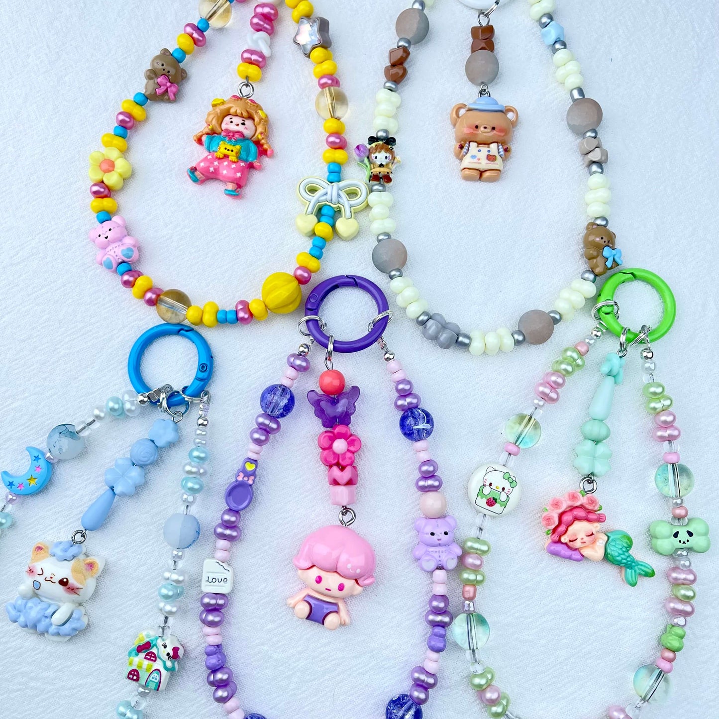 [New Arrival] Premium Handmade Mini Beads Kawaii Cutie Phone Chains-Special Launch Price!