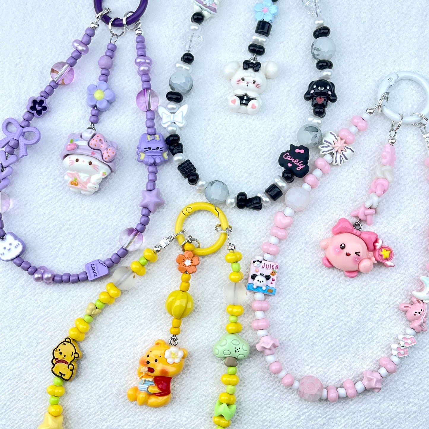 [New Arrival] Premium Handmade Mini Beads Kawaii Cutie Phone Chains-Special Launch Price!