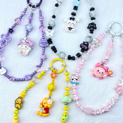 [New Arrival] Premium Handmade Mini Beads Kawaii Cutie Phone Chains-Special Launch Price!