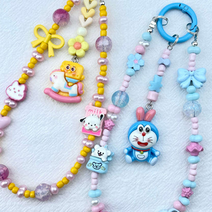 [New Arrival] Premium Handmade Mini Beads Kawaii Cutie Phone Chains-Special Launch Price!