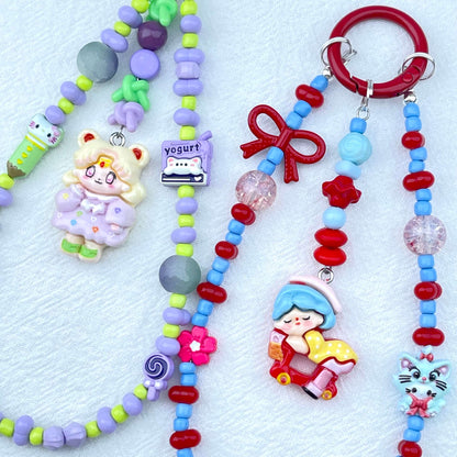 [New Arrival] Premium Handmade Mini Beads Kawaii Cutie Phone Chains-Special Launch Price!