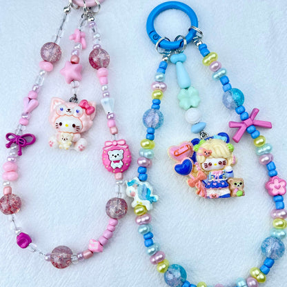 [New Arrival] Premium Handmade Mini Beads Kawaii Cutie Phone Chains-Special Launch Price!