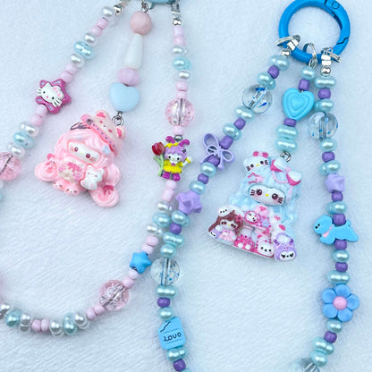[New Arrival] Premium Handmade Mini Beads Kawaii Cutie Phone Chains-Special Launch Price!