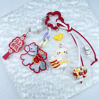[New Arrival] Handmade Multi Chain Kawaii Cutie Keychain Phone Decor
