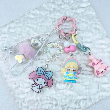 [New Arrival] Handmade Multi Chain Kawaii Cutie Keychain Phone Decor