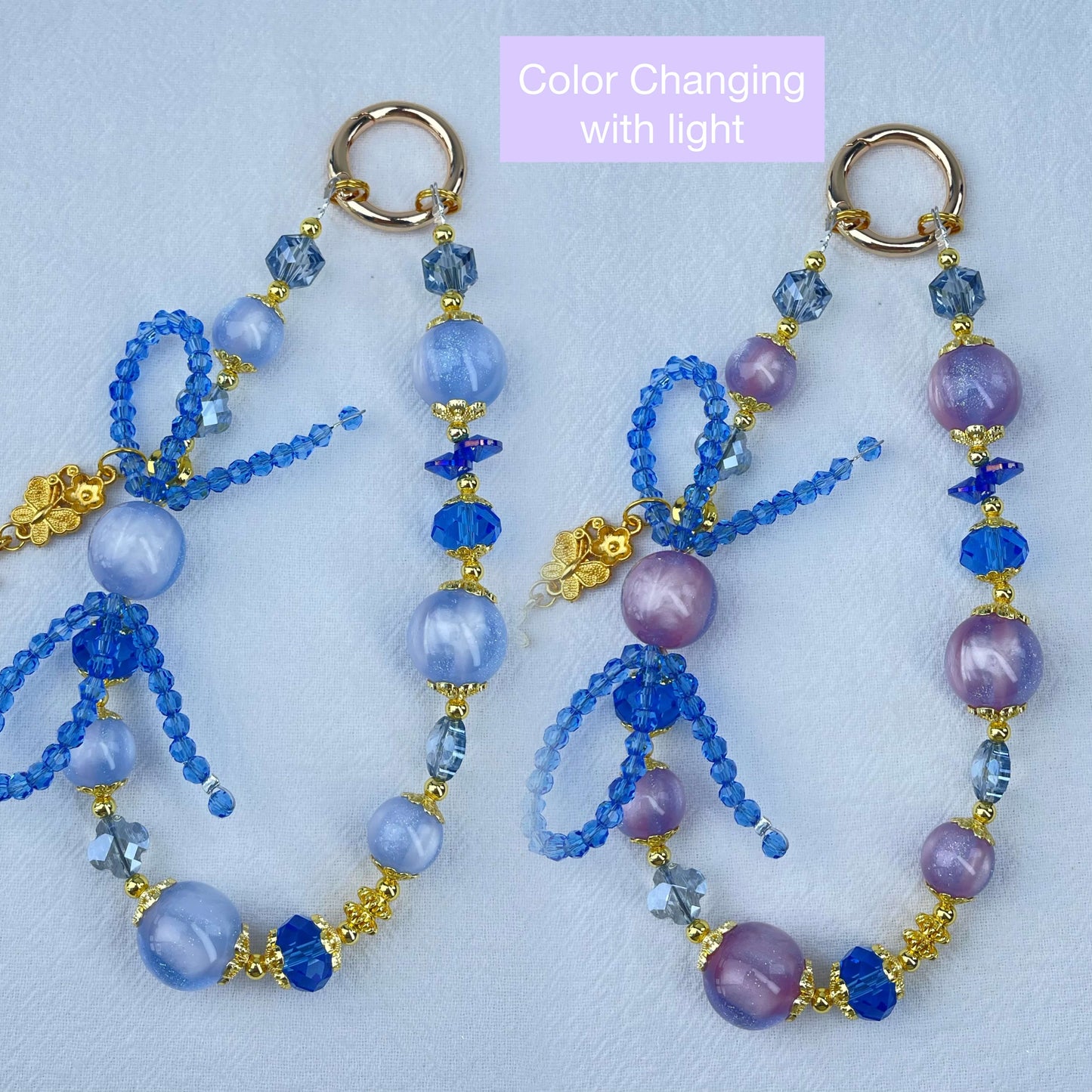 [New Arrival] Special Effect Beads (Color Changing/Glow In The Dark) Glittering Phone Chains-Special Launch Price!