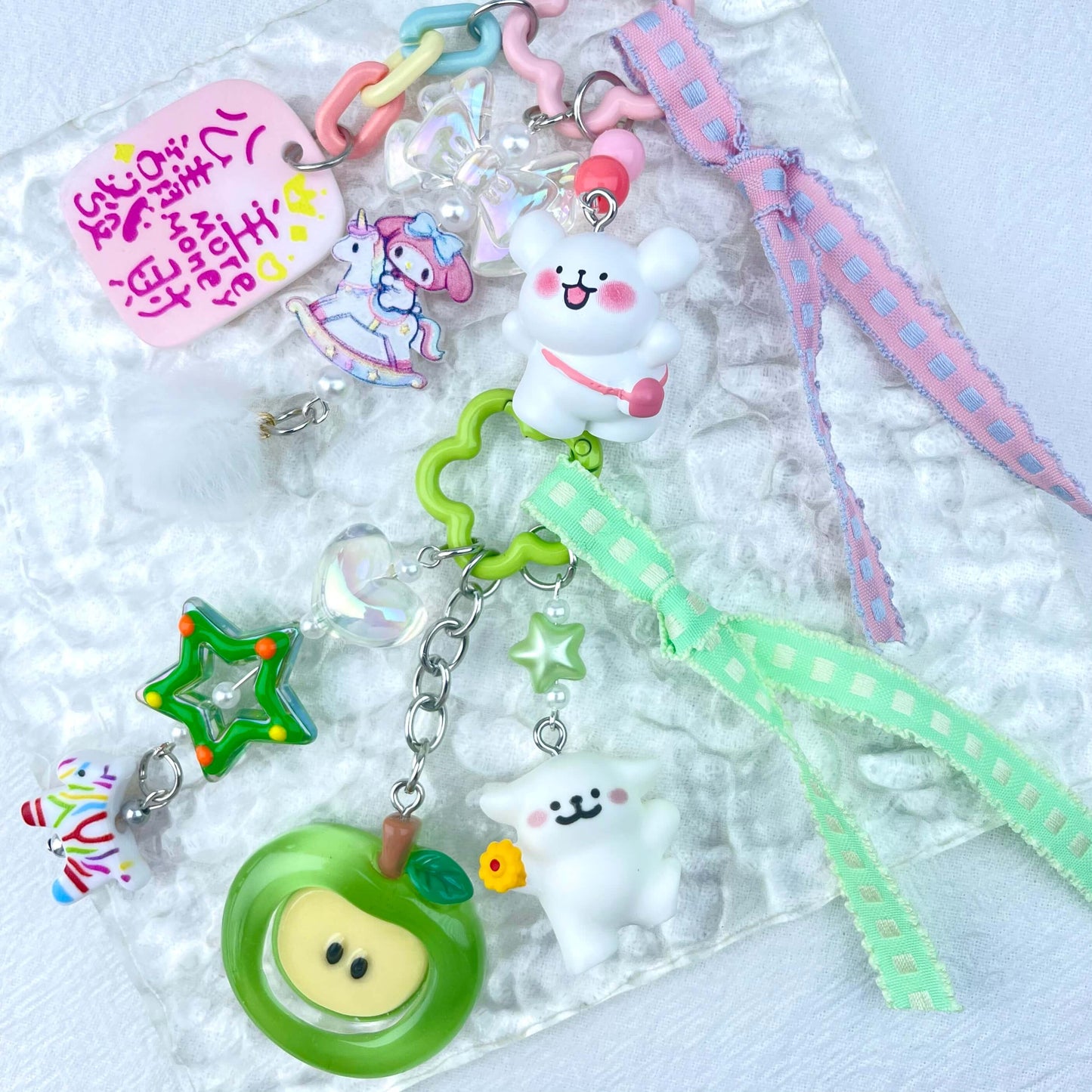 [New Arrival] Handmade Multi Chain Kawaii Cutie Keychain Phone Decor
