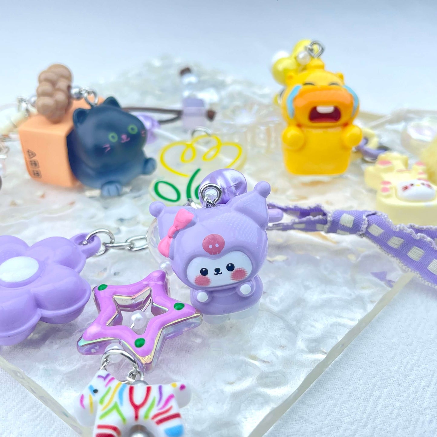 [New Arrival] Handmade Multi Chain Kawaii Cutie Keychain Phone Decor