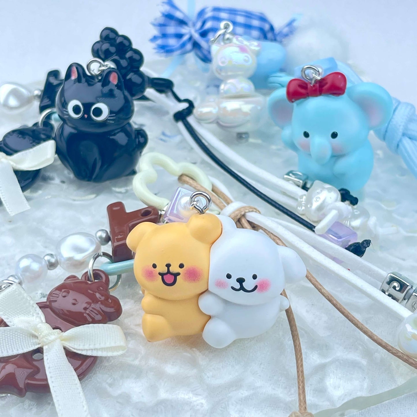 [New Arrival] Handmade Multi Chain Kawaii Cutie Keychain Phone Decor